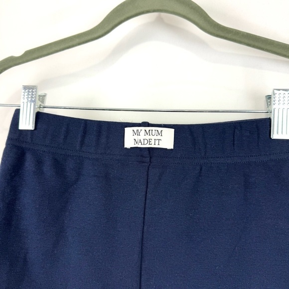 My Mum Made It NWT Women’s Sz XS/S Lux Fitted Staple Biker Shorts Sodalite Navy - Picture 4 of 11